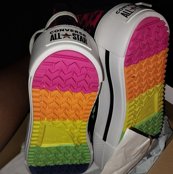Converse Chuck Taylor All Star Lift Double Stack Platform High 'Pride 2025 - Picture 7 of 11